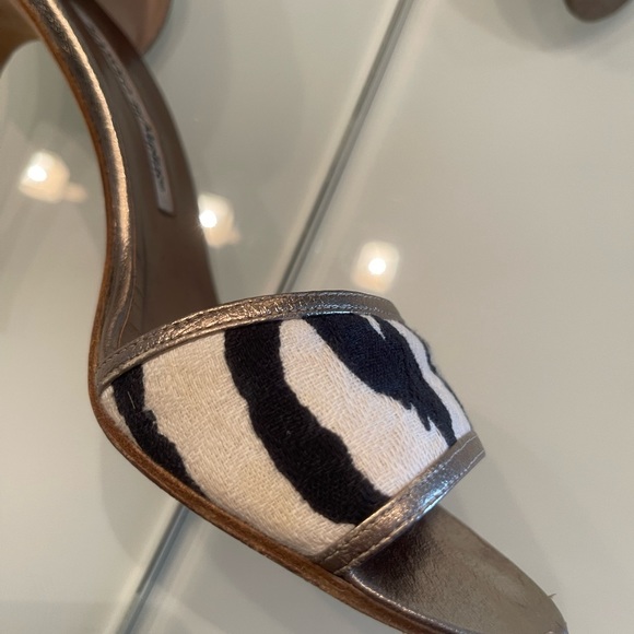 Zebra print Manolo Blahnik heels - Picture 5 of 16